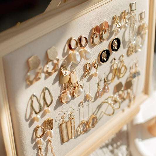 Alloy Stall Night Market Source Earrings Fashion Influencer Live Broadcast Popular Light Luxury Ear Accessories