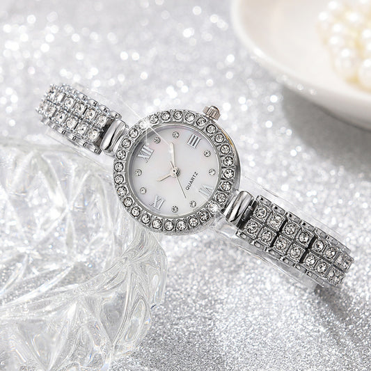 Ladies Alloy Quartz Watch Accessory Set Combination